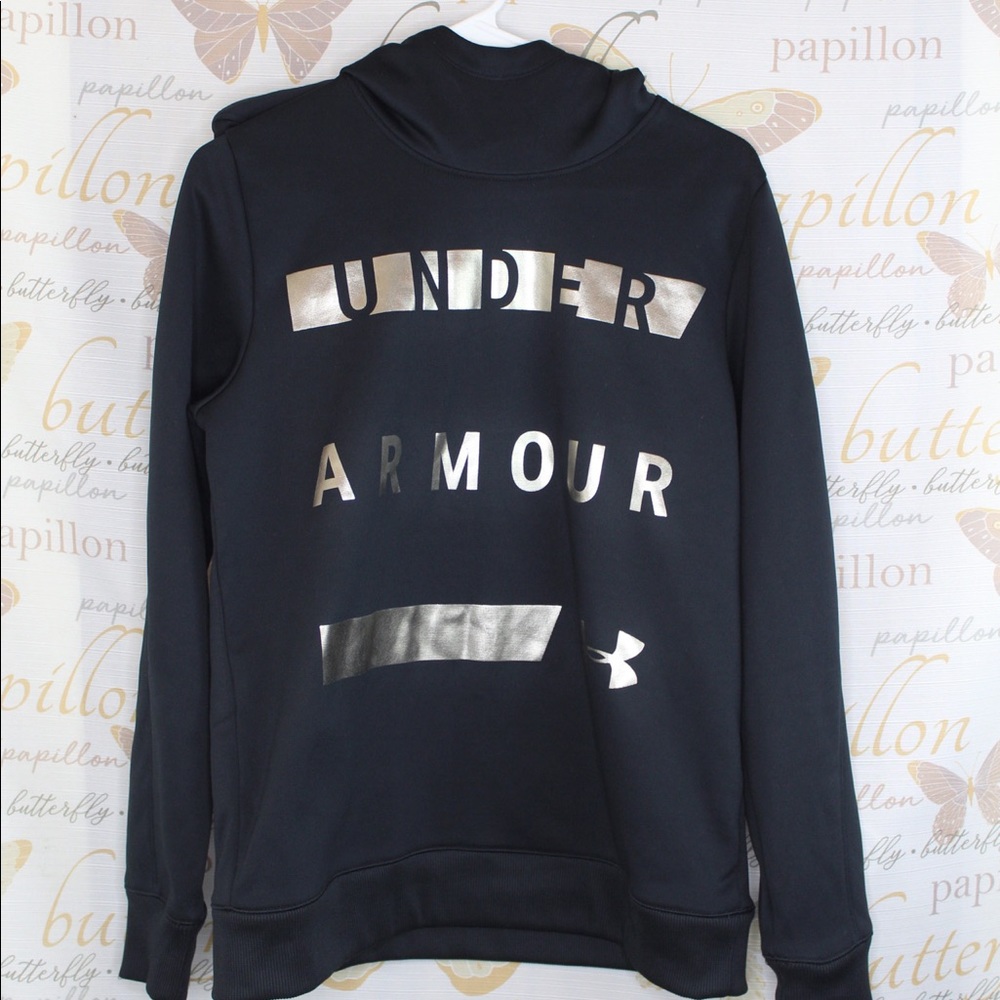 Under Armour cold gear black cowl neck hoodie